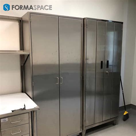 stainless steel tall cabinet|tall metal cabinet with doors.